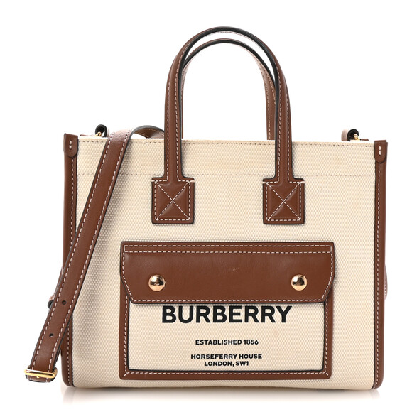Burberry Canvas Smooth Calfskin Mini #182039B56B - Picture 1 of 11